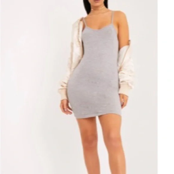 PrettyLittleThing | Dresses | Basic Grey Marl Strappy Scoop Neck Bodycon Dress | Poshmark PrettyLittleThing | Dresses | Basic Grey Marl Strappy Scoop Neck Bodycon Dress | Poshmark